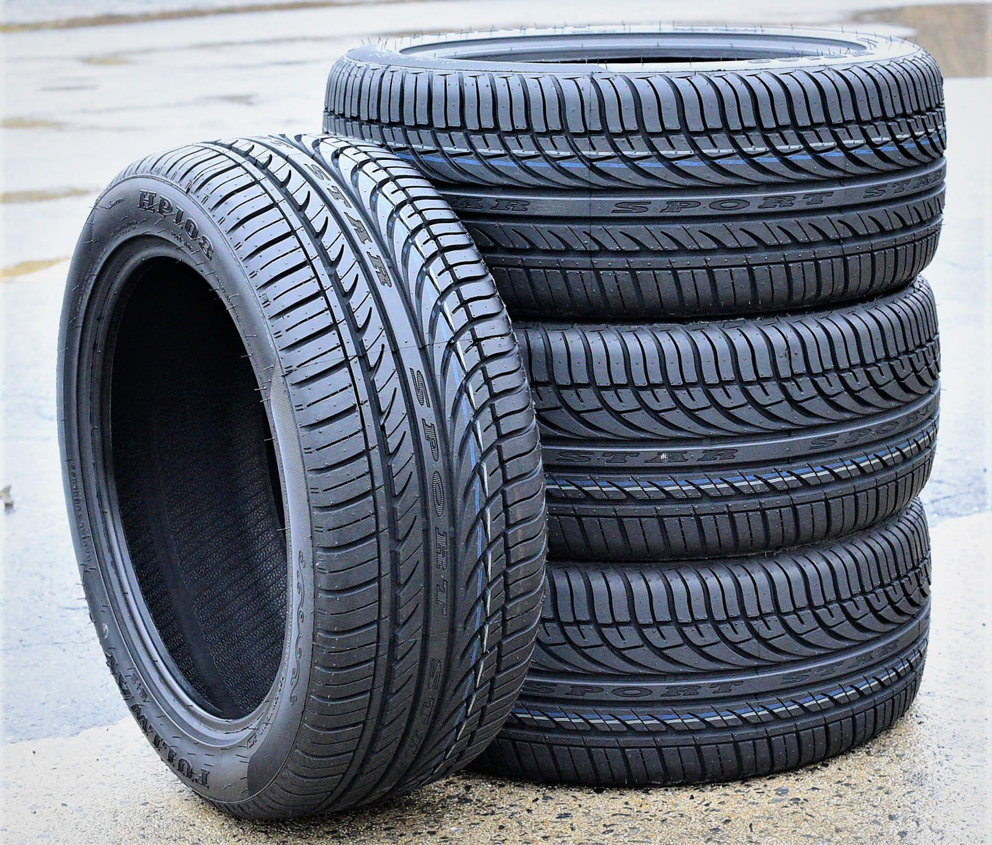 Set of 4 Fullway 215/60R16 99V all-season radial tires