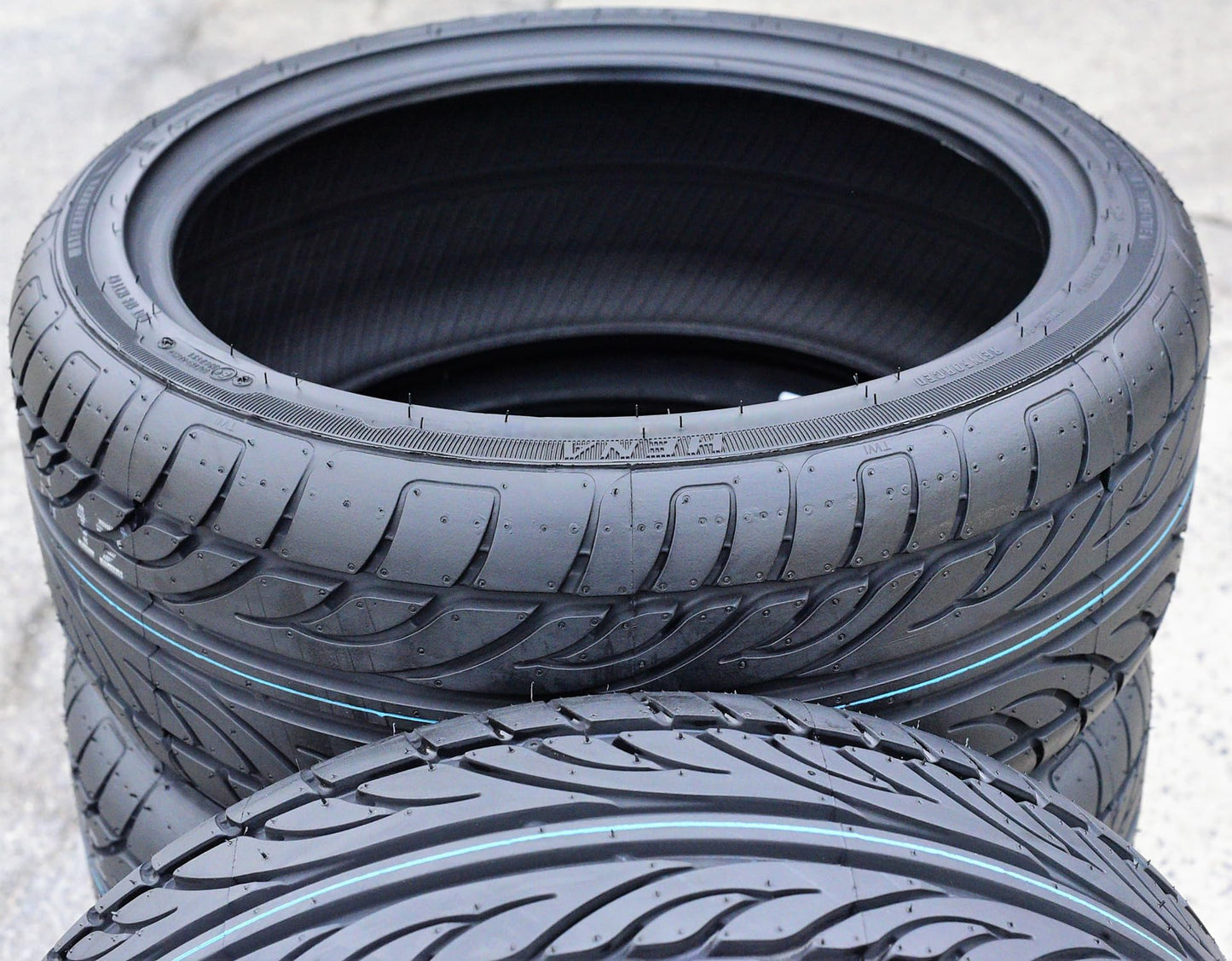 Forceum Hena all-season tire 215/45ZR17 - close-up sidewall and tread pattern