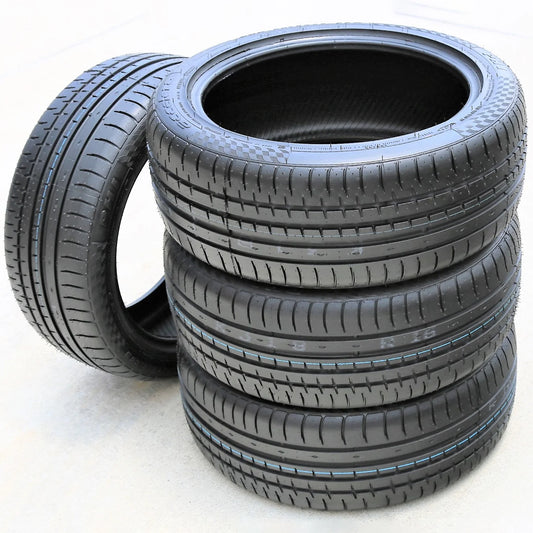 Set of 4 (FOUR) Accelera Phi 245/45R17 High Performance Tires